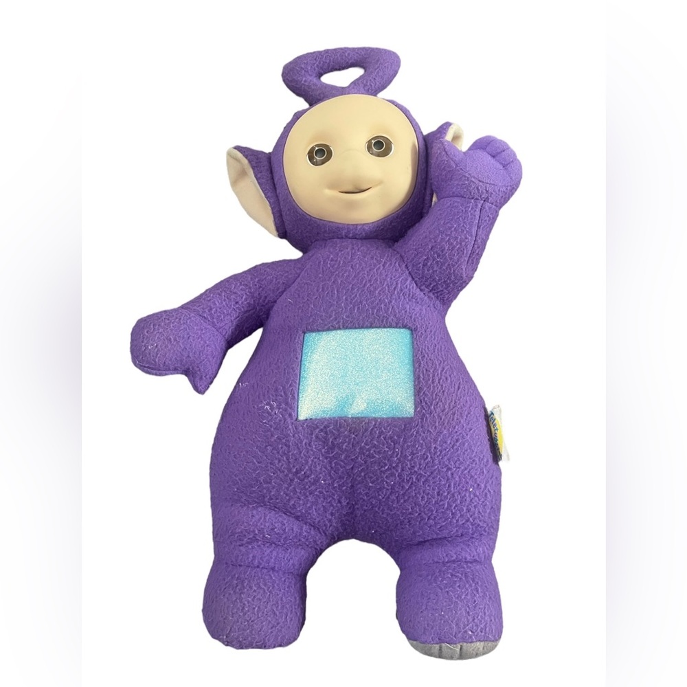 Playskool Teletubbies 16" Talking TINKY WINKY Purple Vintage 1998, WORKS